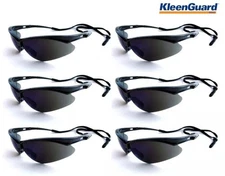 Kleenguard 25688 Nemesis Smoke Mirror Lens Safety Glasses ANSI Z87+ (6 PAIRS)