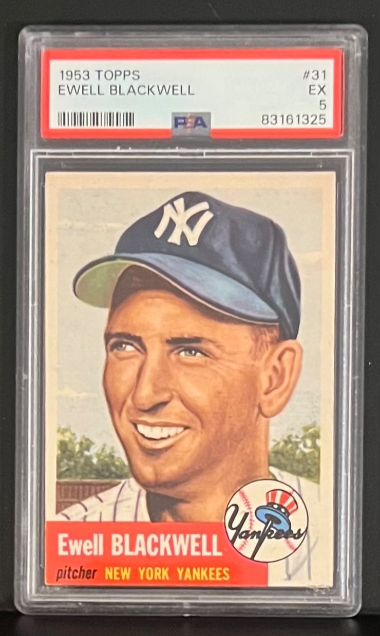 1953 Topps Ewell Blackwell #31 PSA5