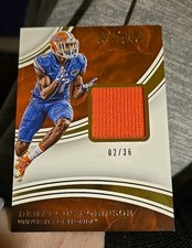 2016 Immaculate Collegiate DeMarcus Robinson sock patch relic 2/36 GATORS 