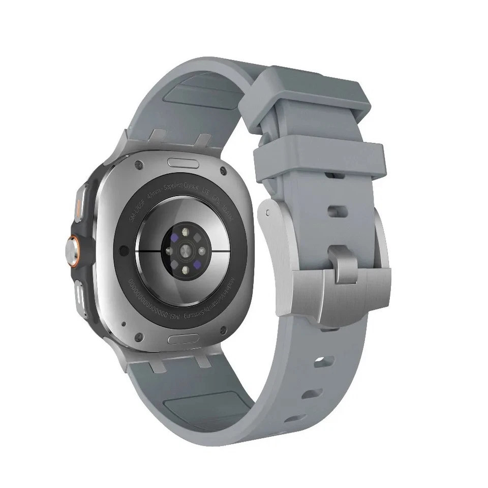 Correa de goma de lujo correa final reloj Samsung Galaxy 8 clásico 46 mm 40 mm 44 mm Foto 4 de 4