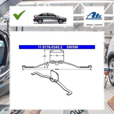 Feder, Bremssattel Vorne Ate für Volvo S40 II 544 D3