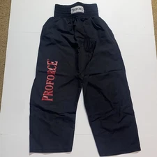 Pro Force Combat pants Size 4 karate polyester reinforced crotch New Without Tag