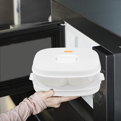  Mikrowellen-Dampfgarer, einlagiger Lebensmittel-Dampfgarer, Küche, Mikrowelle,