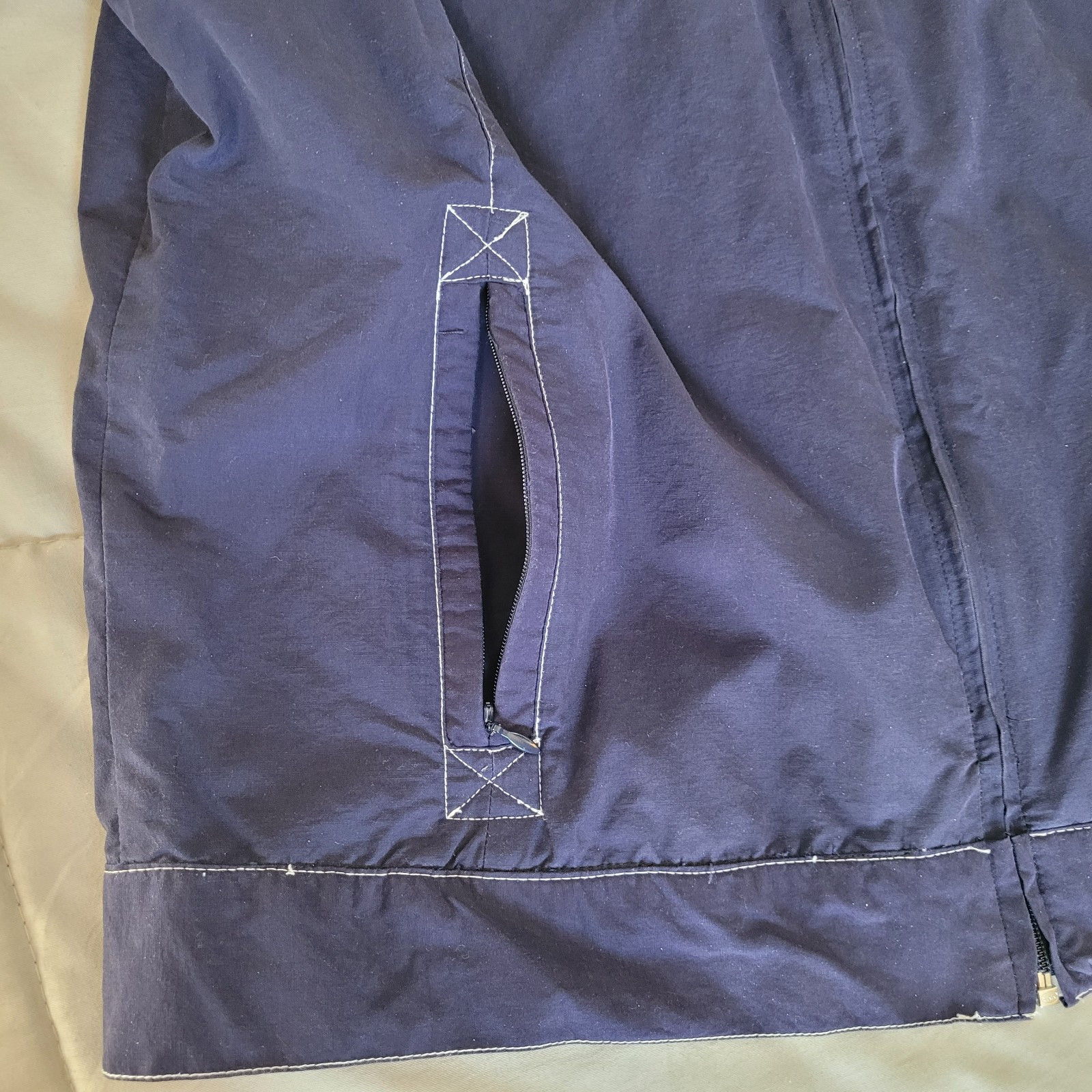 Field FG Gear Men's Light-weight Fall Jacket Size L Navy Blue EUC