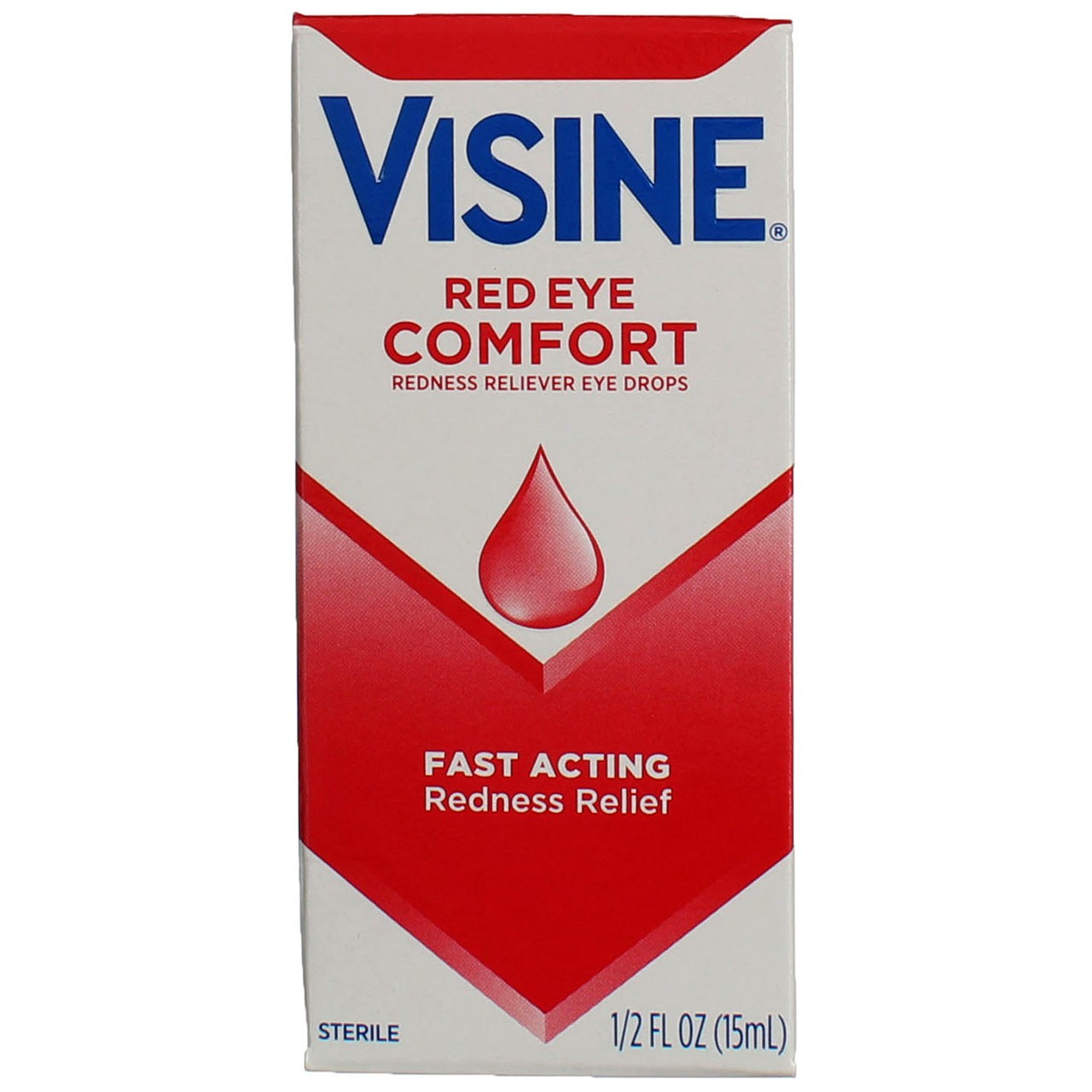 2 Pack Visine Red Eye Redness Reliever Eye Drops, 0.5 fl oz