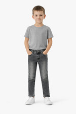 NWT Carters Boys Kids Denim Jeans Skinny Fit Grey Size 6 30