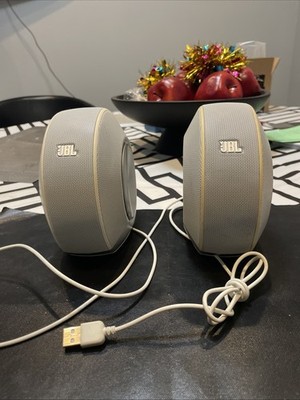 JBL Pebbles  USB Powered PC Computer Speakers Excellent Condition