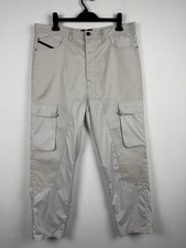 Diesel Black Gold Pouble Cargo Trousers Nylon Cotton Size XL