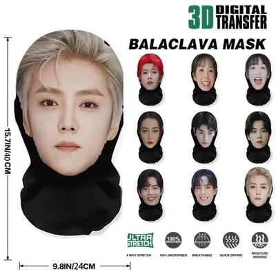 New 3D Simulation Star Face Dressing Headgear Party Decorative Mask Funny