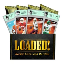 LOADED! Football Collector's Box: 4 PGI 10 Rookie Cards & Rarities - Jayden