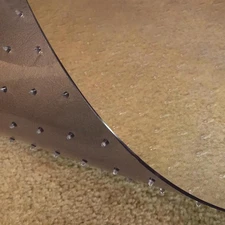 Deep Pile Carpet Runner 24in x 3ft Non-Slip Plastic Carpet Protector