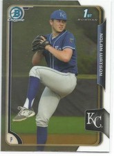 Nolan Watson Kansas City Royals 2015 Bowman Chrome Draft Prospect
