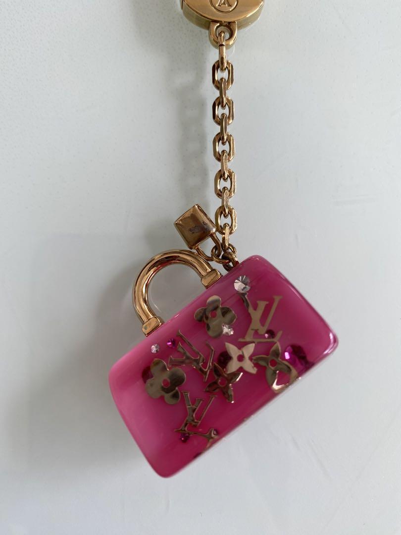 LOUIS VUITTON Porte Cles Speedy Inclusion Bag Charm Keychain