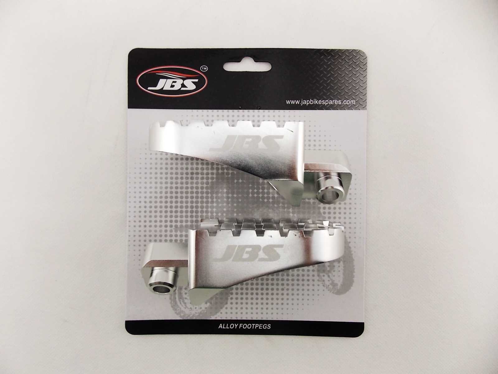 HONDA CT70 8182 JBS SILVER CNC BILLET ALLOY FOOT PEG SET PAIR FOOTPEGS