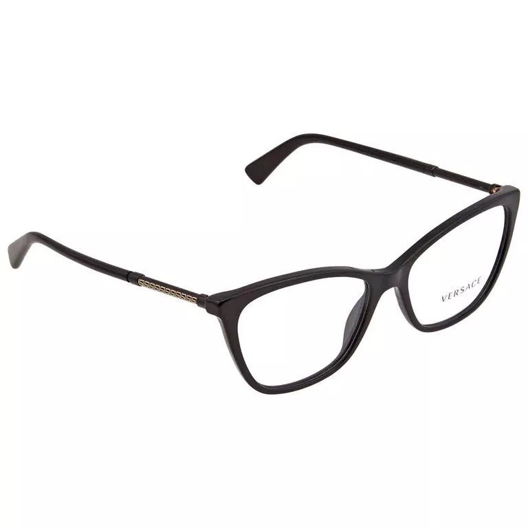 VERSACE VE3248 GB1 54mm Black Demo Lens Cat Eye Eyeglasses eBay