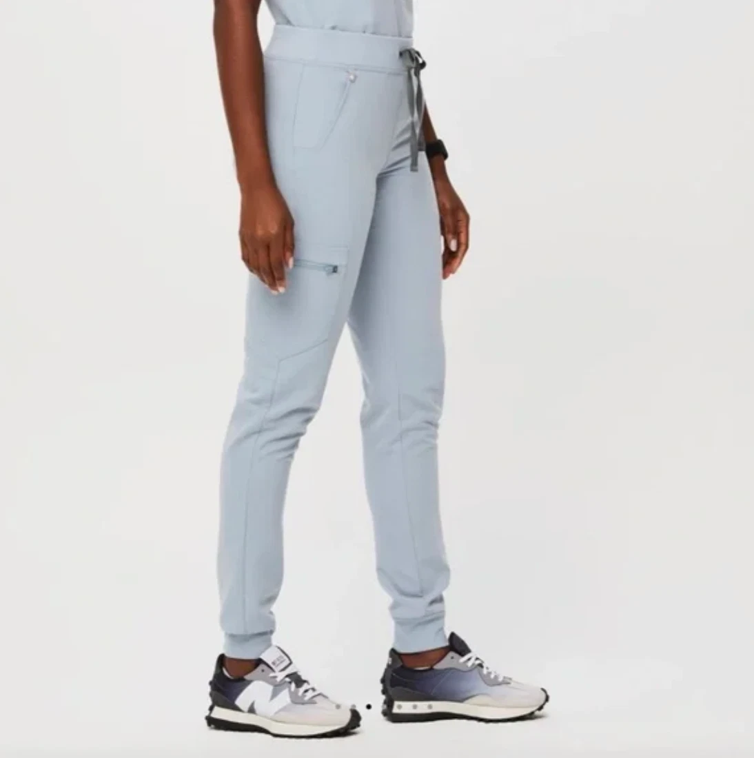 NWT FIGS Dusty Blue Zamora Joggers Medium/Petite