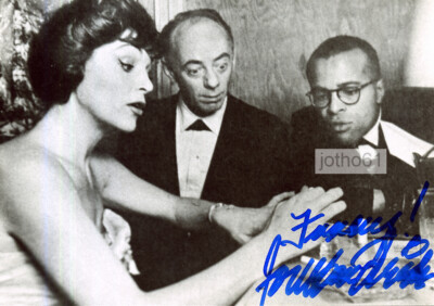 Jon Hendricks - eigenhändiges Original-Autogramm auf Schwarz-Weiß-Foto