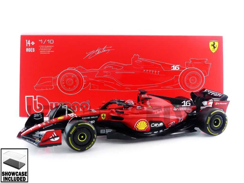 ミニカー 18/1 Burago SF-23 Charles Leclerc Amazon.com: Xiangtat 1/18 F1 2023 SFR SF23 16# Charles