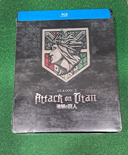NEW - Attack on Titan: Season 2 Complete (Blu-ray) Steelbook collection