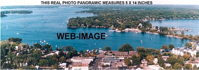 Lake Minnetonka Downtown Excelsior Minnesota Panoramic Aerial Photo Big Island Ebay