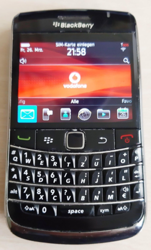 Smartphone BlackBerry Bold 9700 schwarz - Bild 1 von 8