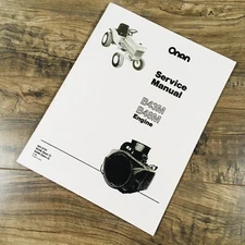 Onan B43M 16Hp B48M 18Hp Engine Service Repair Manual Shop Book Overhaul