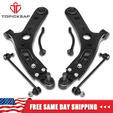 6Pcs Front Control Arm Ball Joint Steering Suspension Kit For 2014-2019 Kia Soul