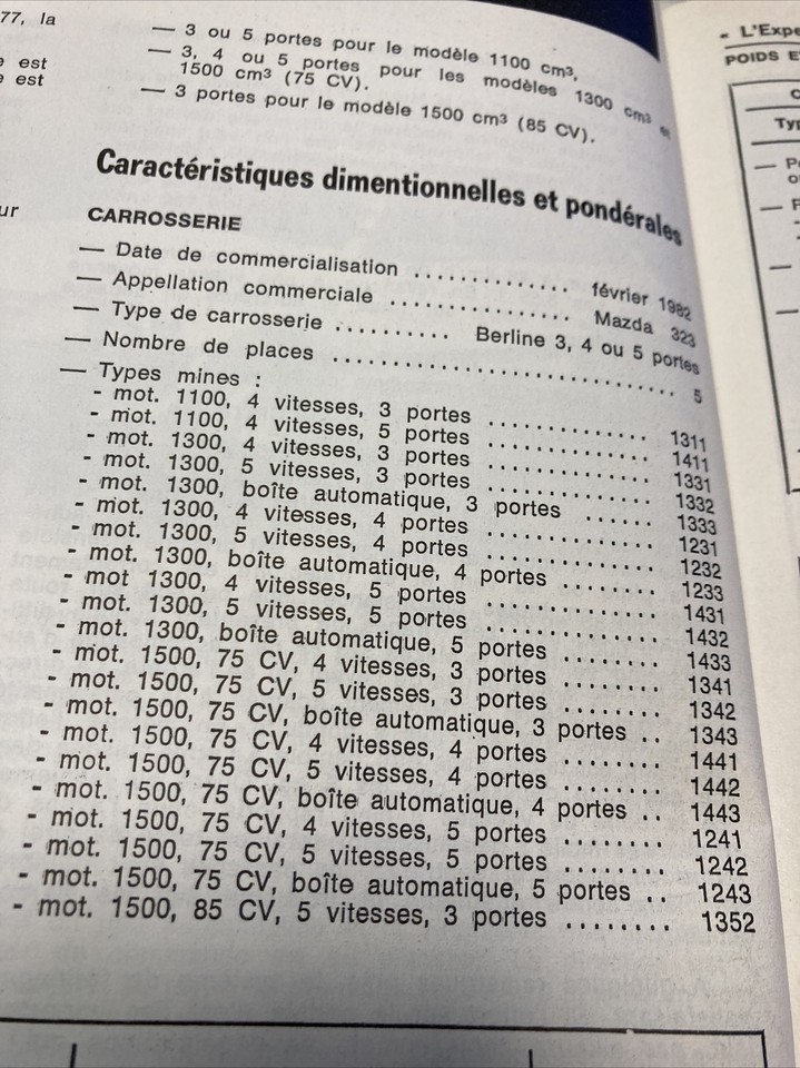 Mazda 323 FF 1100 1300 1500 RTA Automotive Technical Review Expert EA