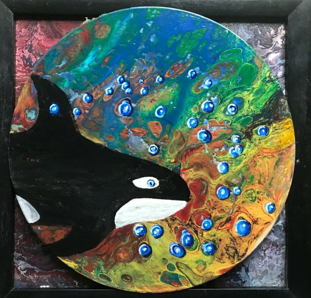 Orca Painting Abstract