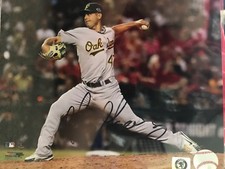 Gio Gonzalez Signed Oakland Athletics 8x10 Photo AMSM