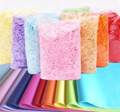 Tissue Wrapping Paper OR Hamper Gift Box Shredded Filler / Gift Wrap Sheets