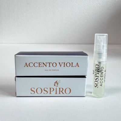 New In Box SOSPIRO ACCENTO VIOLA  2ml. Travel Spray