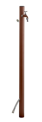 ColorTap AquaPoint Loop Rounded Water Outlet  Post - 1 Tap Outlet - Rusty Color