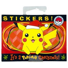 Pokemon Christmas Sticker Book Nintendo Vintage 2000 American Greetings