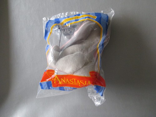 1997 Anastasia Disney Pooka Plush Burger King Large 8" Dog New In Package - Picture 2 of 6