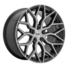 NICHE Mazzanti M262 20X10.5 5X112 ET40 Gloss Black with Brushed Face (Qty of 1)