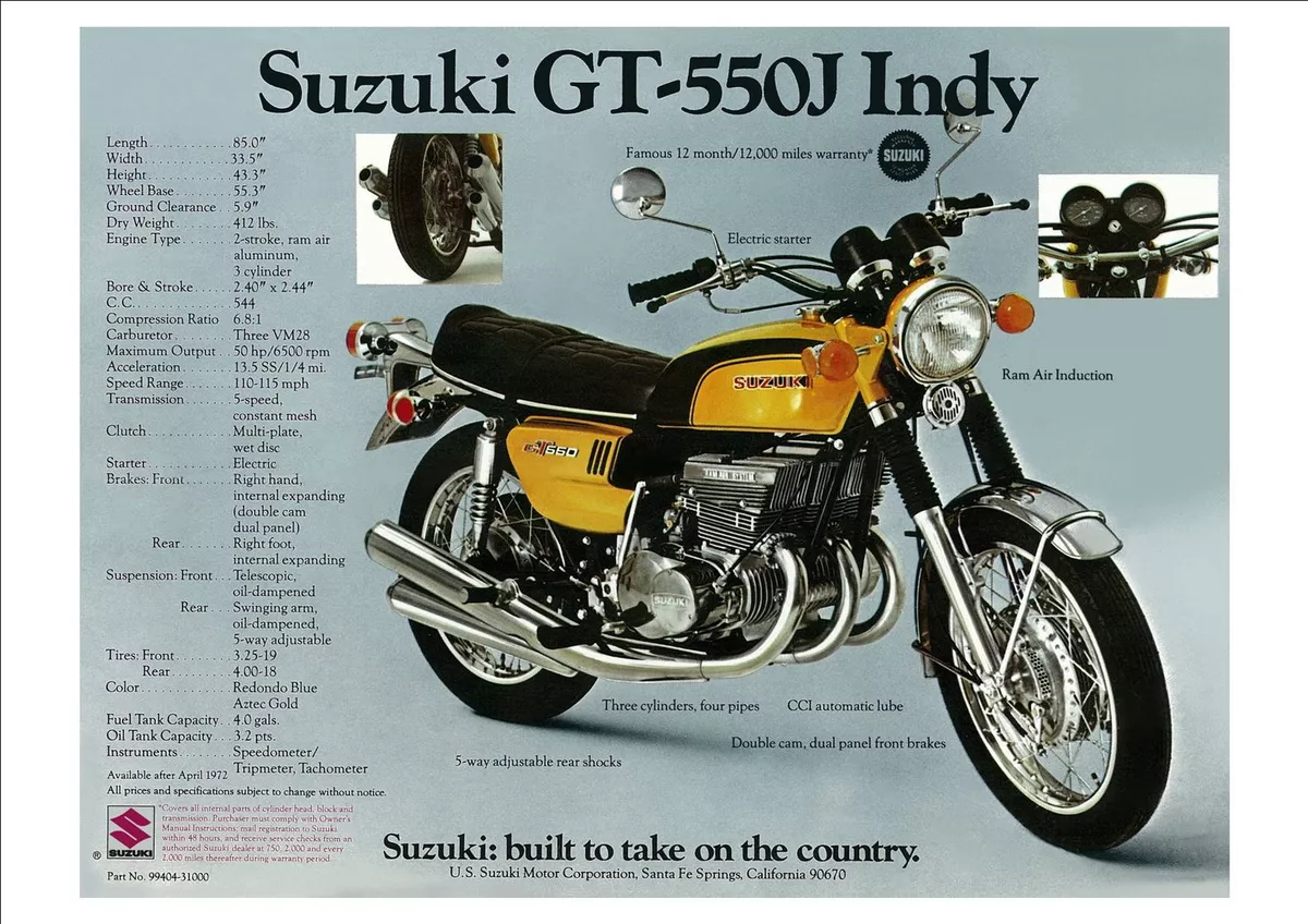 1972 Suzuki GT750 – Iconic Motorbike Auctions