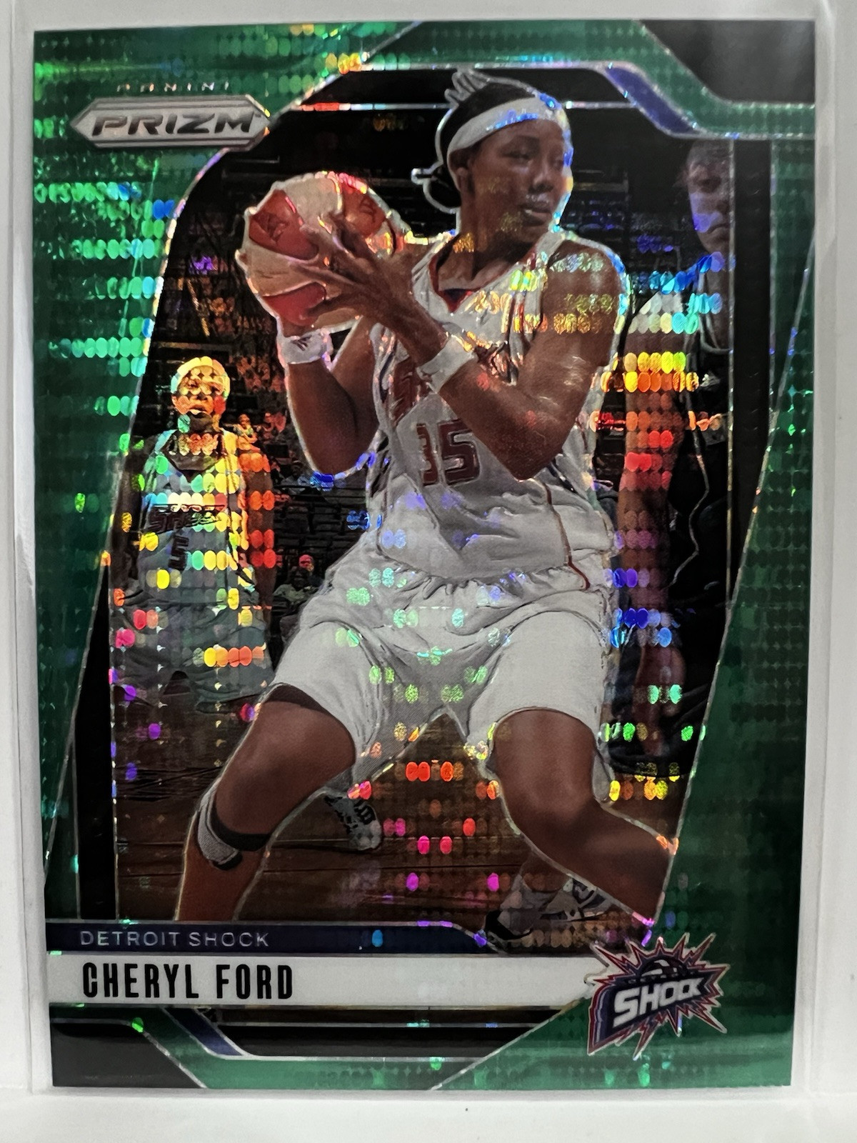 2024 Prizm WNBA Cheryl Ford Green Pulsar #59 9/25 Detroit Shock