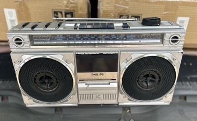 Philips D8120 Piezo Tweeter Boombox Vintage Radio Und Kassettenrekorder 80er