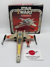 1978 X-Wing Fighter Complete w  Box   Luke Star Wars Kenner Vehicle