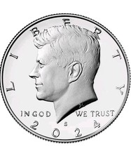2024 S SILVER Proof John F Kennedy Half Dollar