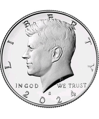 2024 S SILVER Proof John F Kennedy Half Dollar | eBay