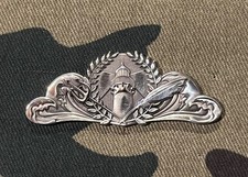 US COAST GUARD LEGAL ENLISTED BADGE; REGULATION FULL SIZE  **NEWEST USCG BADGE**