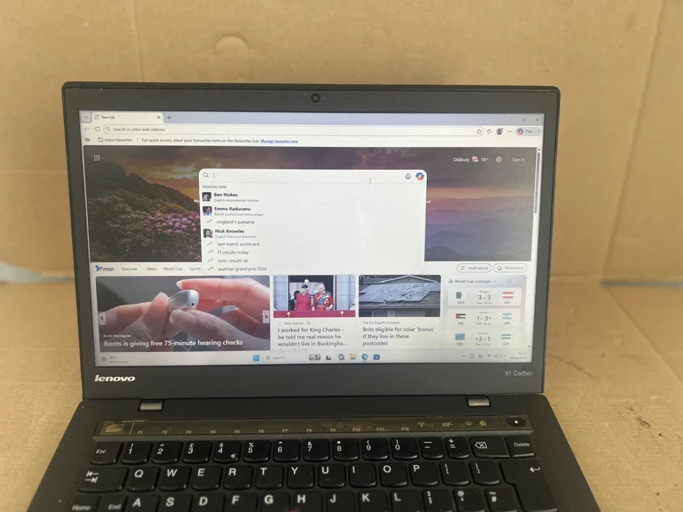 Lenovo ThinkPad X1 Carbon · i7-4600U · 8GB · 224GB, photo 4 of 5