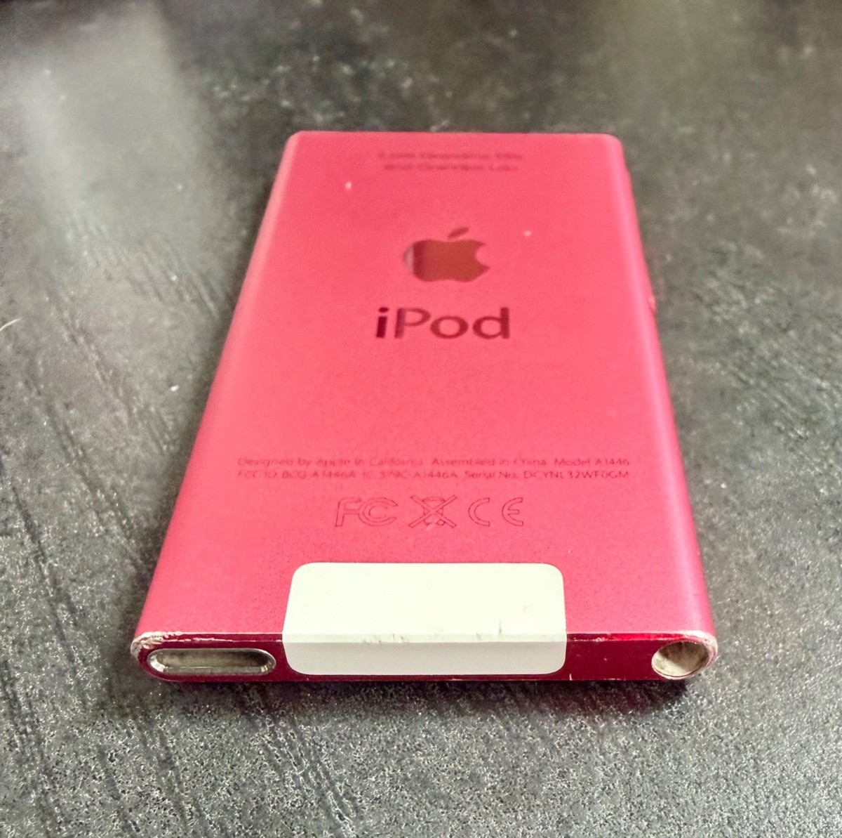 Apple A1446 iPod Nano 7th Generation Pink 16GB Fully Tested Works