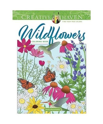 Creative Haven Wildflowers Coloring Book, Jessica Mazurkiewicz