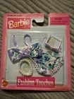 Vtg 1998 Mattel Barbie Fashion Touches Beach Blue Bikini Swim Suit 68651 Pearls