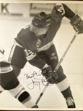 Detroit Red Wings Jimmy Carson Autographed 8x10” Photo