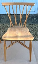X1 BEAUTIFUL RECLAIMED ERCOL CANDLESTICK DINING CHAIR