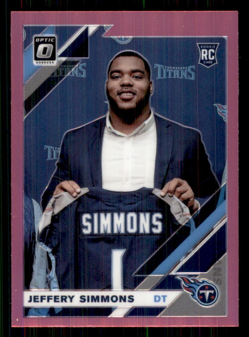 Jeffery Simmons Panini Donruss Optic #108 Pink